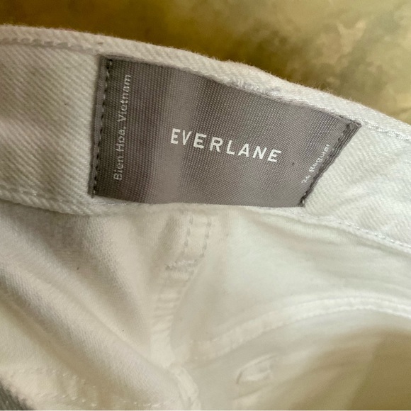 Everlane | High Rise Skinny Jeans | Bone Off-White Denim | 26 - Picture 2 of 5